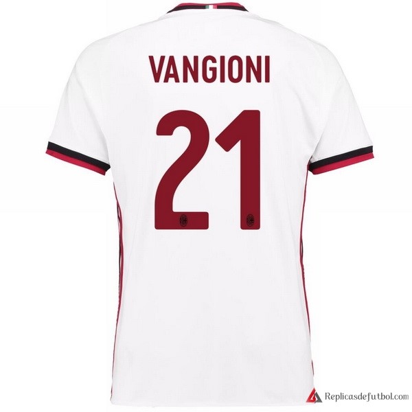 Camiseta Milan Segunda equipación Vangioni 2017-2018